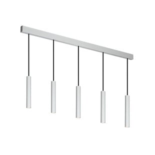 Lopal lámpara colgante LED 5 luces blanco, COB LED 2700K regulable