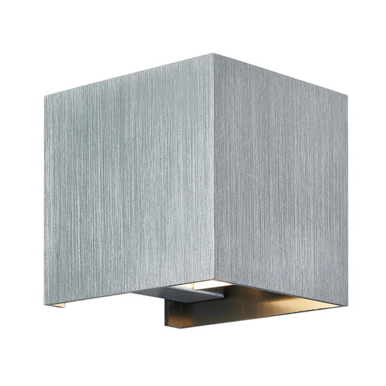 Fantasia Fantasia Koto Wandleuchte aus gebürstetem Stahl, G9-Fassung (exkl. Leuchtmittel, max. 40W), IP20, Ø ca. 97 mm
