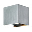 Fantasia Fantasia Koto wall light in brushed steel, G9 socket (excl. bulb, max 40W), IP20, ca. 97 mm diameter