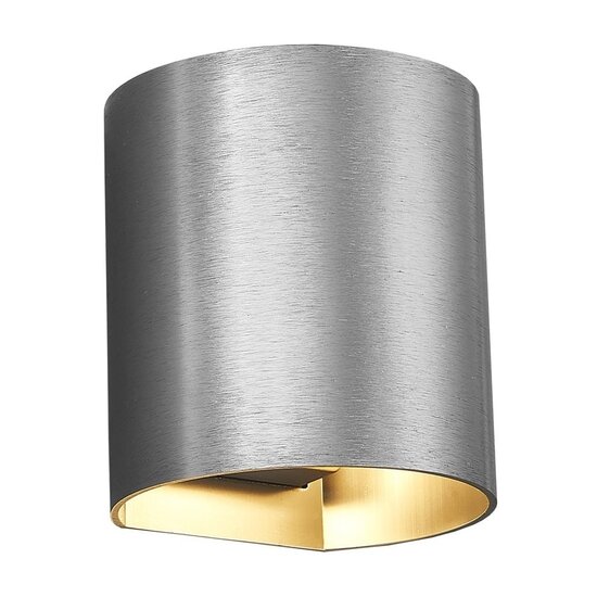 Fantasia Aplique de pared Fantasia RADU en acero cepillado, portalámparas G9 máx. 40W, bombilla no incluida, IP20, 105 x 95 x 84 mm