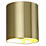 Fantasia Fantasia Dorada Wandleuchte in gebürstetem Gold für G9-Leuchtmittel (exkl.), Durchmesser 84 mm, Höhe 105 mm, IP20
