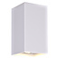 Fantasia Fantasia Dorada aplique de pared doble cuadrado en blanco con casquillo 2x GU10 (no incl.), ancho 80 mm, altura 145 mm, IP20