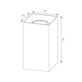 Fantasia Fantasia Dorada eckige Doppel-Wandleuchte in Weiß mit 2x GU10-Fassung (exkl.), Breite 80 mm, Höhe 145 mm, IP20