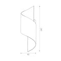 Fantasia Fantasia Hilde wandlicht in wit voor G9-lampen (excl.), breedte 80 mm, hoogte 240 mm, IP20