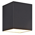 Fantasia Fantasia Mido square wall light in black / gold for G9 bulbs (excl.), width 82.5 mm, height 102 mm, IP20
