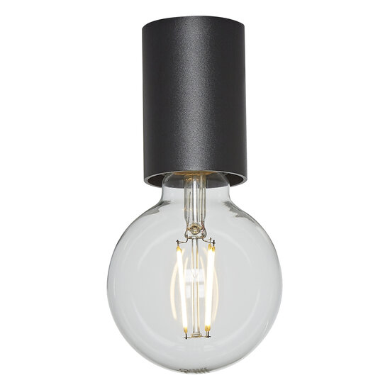 Fantasia Fantasia Bea plafón negro para bombilla E27 (máx. 40W, no incluida), diámetro 56 mm, altura 90 mm, IP20