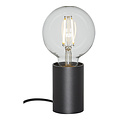 Fantasia Fantasia Bea lampe de table noire pour ampoule E27 (max 40W, non incluse), diamètre 56 mm, hauteur 80 mm, IP20
