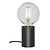 Fantasia Bea tafellamp zwart, E27 max 40W excl. lichtbron, Ø56x80mm