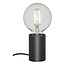 Fantasia Fantasia Bea Tischleuchte in Schwarz für E27-Leuchtmittel (max. 40W, nicht enthalten), Durchmesser 56 mm, Höhe 80 mm, IP20