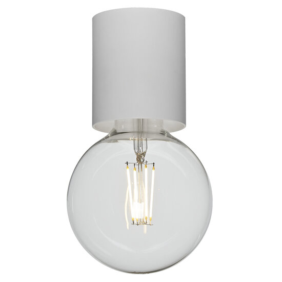 Fantasia Fantasia Bea plafón grande blanco para bombilla E27 (máx. 40W, no incluida), diámetro 80 mm, altura 84 mm, IP20