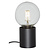 Fantasia Babu grande lampe de table noire E27 excl. ampoule (Ø80x84mm)