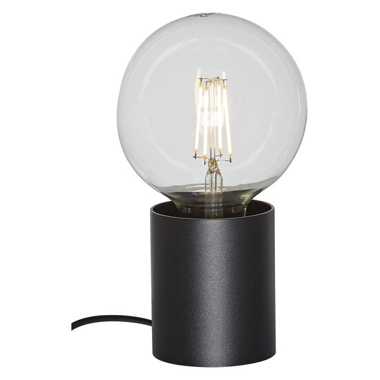 Fantasia Fantasia Bea lámpara de mesa grande negra para bombilla E27 (máx. 40W, no incluida), diámetro 80 mm, altura 84 mm, IP20