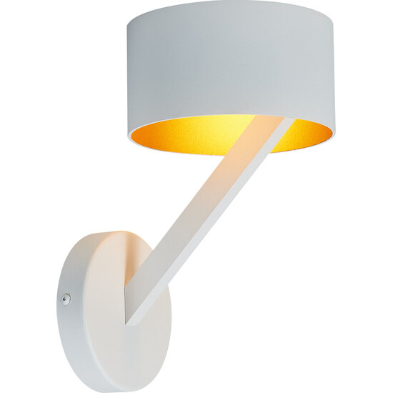 Fantasia Aplique Fantasia Mano blanco/oro, portalámparas G9, máx. 28W, IP20, Ø150 mm, altura 260 mm