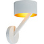 Fantasia Fantasia Mano Wandleuchte weiß/gold, G9-Fassung, max. 28W, IP20, Ø150 mm, Höhe 260 mm