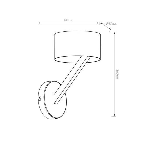Fantasia Aplique Noma blanco/oro, casquillo G9 máx. 28W, Ø150 mm, altura 260 mm, IP20, bombilla no incluida