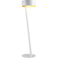 Fantasia Noma Stehleuchte weiß/gold, E27-Fassung (Leuchtmittel exkl.), Höhe 160 cm, Durchmesser 40 cm, IP20