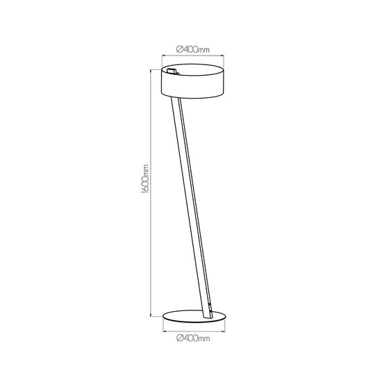 Fantasia Fantasia NOMA Stehleuchte weiß/gold, E27-Fassung (Leuchtmittel exkl.), Höhe 160 cm, Durchmesser 40 cm, IP20