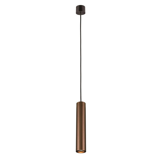 Fantasia Fantasia Tabora Hängelampe Rohr GU10 (exkl.) schwarz + gebürstete Bronze, Aluminium, Ø56 mm, Länge 1840 mm, IP20