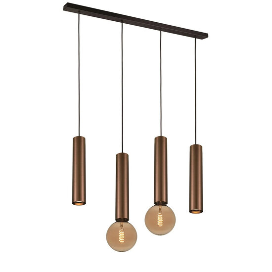 Fantasia Lámpara colgante Fantasia Taboron 4L, 2x GU10 y 2x E27 (excl.), aluminio, IP20, regulable