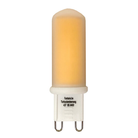 Fantasia Fantasia G9 LED bulb, 4.3 watts, 480 lumen, 2700 kelvin warm white, dimmable, white plastic