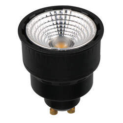Foco LED Fantasia GU10 4,5W 246 lúmenes 2700K regulable negro