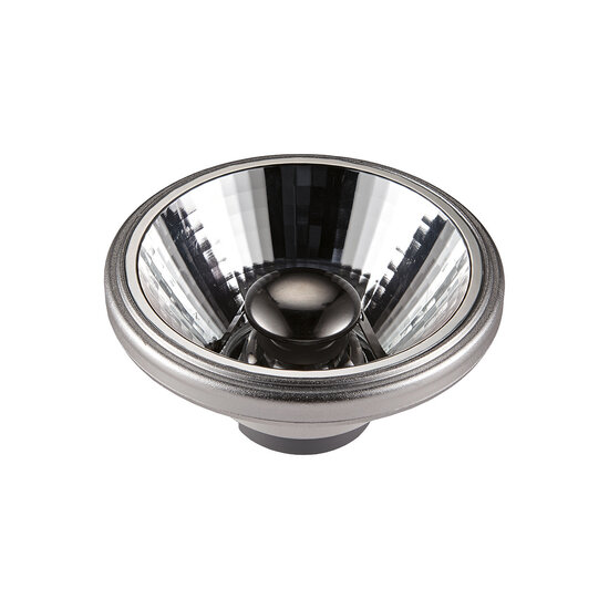 Fantasia Foco LED Fantasia AR111-F, COB, 12,4 vatios, 1386 lúmenes, 4000 kelvin blanco neutro, ángulo de haz 15°, plata