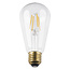 Fantasia Fantasia ST64 lámpara LED filamento, casquillo E27, 4W, 2500K blanco extra cálido, regulable, vidrio transparente, IRC >80, 64 mm