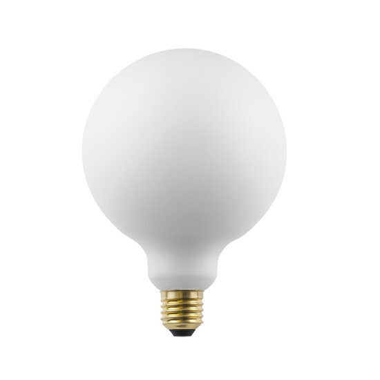 Fantasia Fantasia E27 LED Globe G125 10W verre blanc mat, 2700K lumière blanc chaud, dimmable, Ø125mm