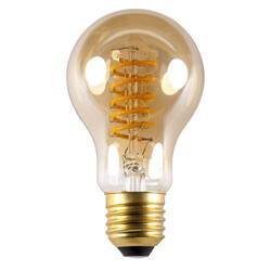 Fantasia Spiral A55 LED lamp E27 amber 5W 2200K dimmable
