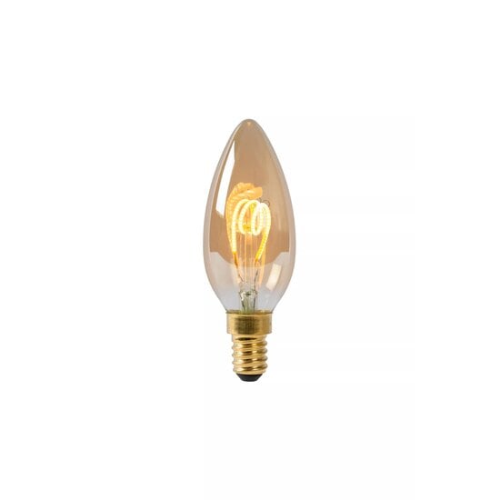 Fantasia Fantasia C35 LED filament candle lamp, E14 fitting, warm white 2700K light, dimmable