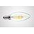 Fantasia Lampe bougie LED C35 E14 4W dimmable verre clair 2700K