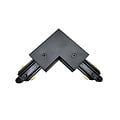 Fantasia Conector en L para riel de iluminación, monofásico o trifásico, fuente 220V incluida, blanco