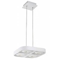 Fantasia Fantasia Galaxy hanglamp boven eettafel, vierkant 302x302mm, 4 richtbare LED-spots 5W, dimbaar