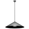 Fantasia Suspension Fantasia Mirago E27 Ø750mm, forme coupole gris/noir, ampoule non incluse