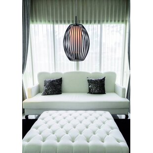 Fantasia Muna lámpara colgante ovalada negro-blanco E27 250mm