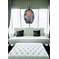 Fantasia Fantasia Muna pendant light, oval, black frame with white glass, steel and glass, 250 mm diameter, 1200 mm height, E27 fitting, IP20