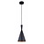 Fantasia Fantasia OSHA pendant lamp conical black-gold 1x E27 185mm