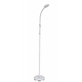 Fantasia Fantasia Safrane lampara de pie, brazo plegable, acero cepillado, LED SMD 5W, 400 lumenes, altura 1200-1400mm