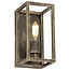 Fantasia Fantasia Kago wandlamp zwart, landelijke stijl, staal, E27-fitting (lamp niet inbegrepen), 300 mm hoog, IP20