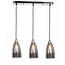 Fantasia Fantasia Cabo Hängelampe, Rauchglas konisch, 3x E14 (Lampen nicht enthalten), 120cm hoch, Chrom