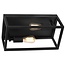 Fantasia Fantasia Kago plafondlamp in staal, roestbruin/oud koper/zwart, 400mm breed, 2xE27 fitting (excl. lamp)