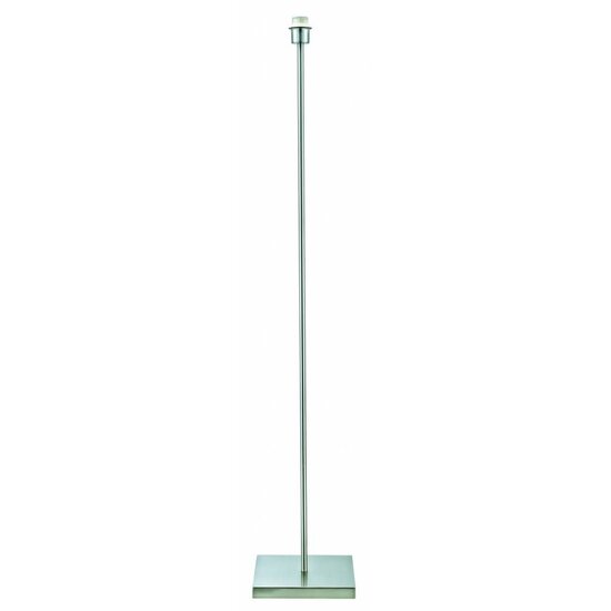Fantasia Fantasia Nina floor lamp 1350mm high in brushed steel, E27 fitting, shade excluded