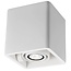 Fantasia Plafonnier ZivaBox Fantasia en plâtre blanc, design carré, pour 1 spot GU10 (ampoule non incluse), 130x130x135mm, orientable 30°, IP20