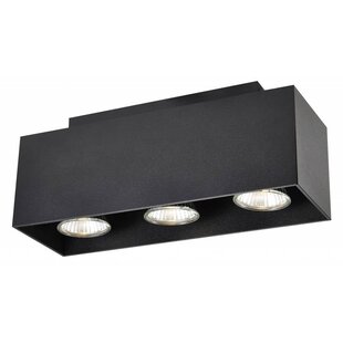 Fantasia Kubo ceiling lamp rectangle white, 3x GU10 LED incl.