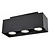 Fantasia Fantasia Kubo plafonnier rectangulaire blanc, 3x GU10 LED incl.