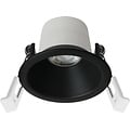 Fantasia Fantasia Deep Deco fixed downlight, ceramic/aluminum, LED 7.5W 831lm 2700K, Ø69mm, black, dimmable