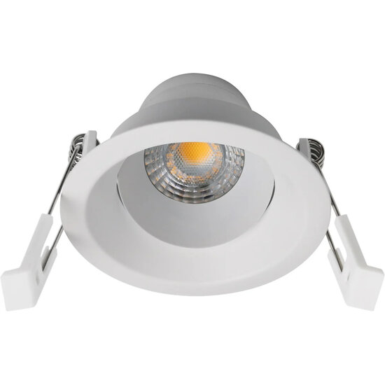 Fantasia Fantasia Deep Deco adjustable recessed spot, white, Ø75 mm, built-in LED module 8W 2700K, 831 lumen, dimmable, energy class F