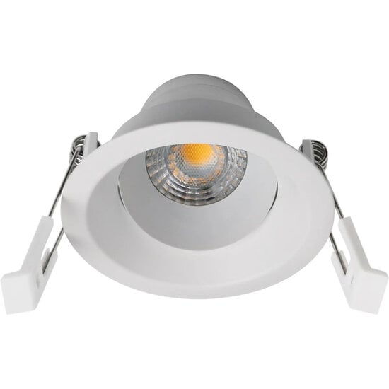 Fantasia Foco empotrable Deep Deco orientable blanco, Ø75 x 24,5 mm, módulo LED integrado 8W 2700K, 831 lúmenes, regulable, clase energética E