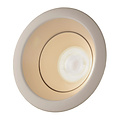 Fantasia Fantasia Deep Deco schwenkbarer Einbauspot, weiß, Ø75 mm, integriertes LED-Modul 8W 2700K, 831 Lumen, dimmbar, Energieklasse F