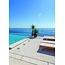 Fantasia Fantasia Atlantis II vierkante grondspot, GU10-fitting, aluminium en glas, IP67, diameter 120 mm